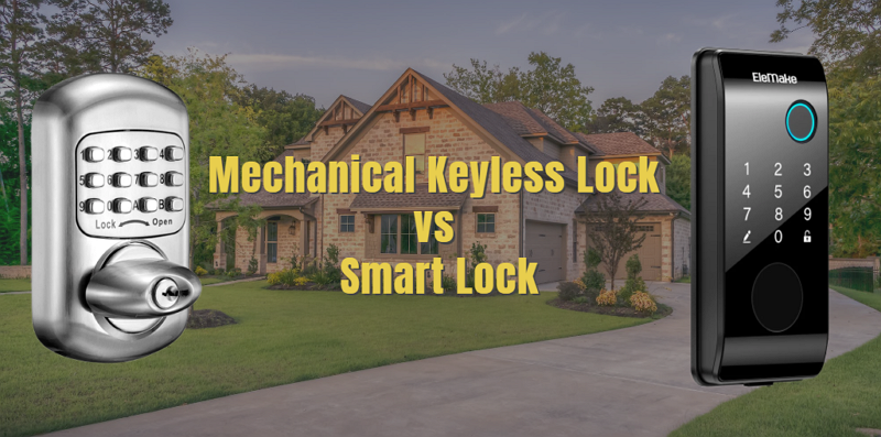 Mechanical keyless discount door lock