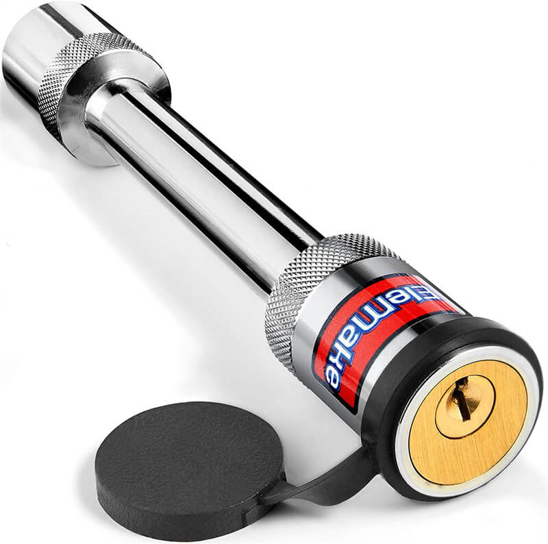 Hitch Lock Lucchetto Antifurto Per Gancio Traino Rimorchio, In Metallo Antiossidante, Dimensioni 65x50 Mm, Con Chiavi
