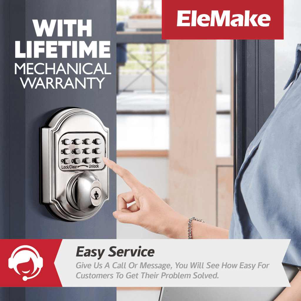 Keyless Rekeyable Combination Door Lock Grade 1 Mechanical Lock