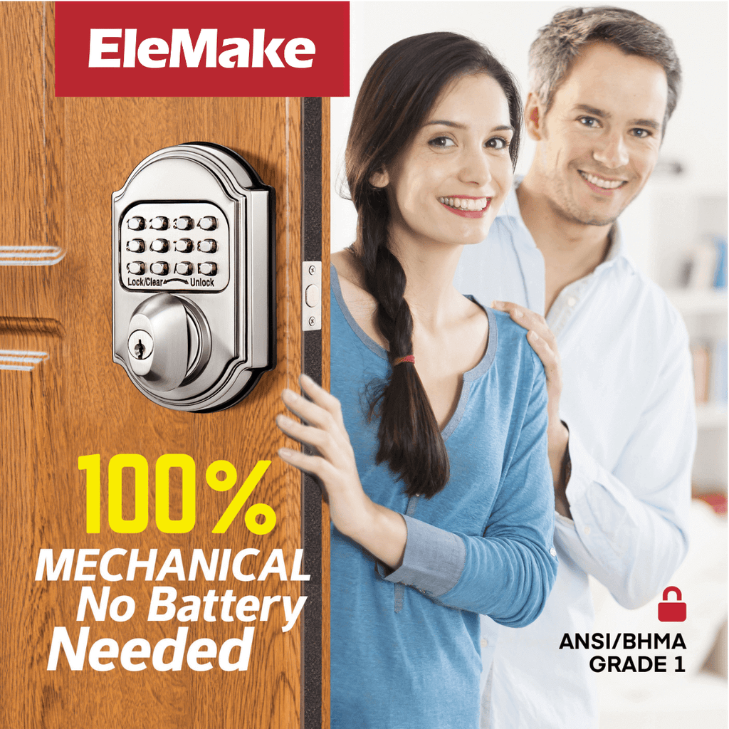 European Grade 1 Rekeyable Keypad Combination Door Lock Mechanical Lock ...