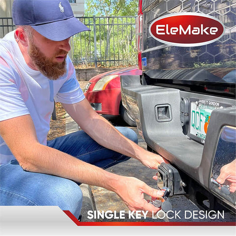 Elemake Trailer Hitch Lock Hitch Pin Lock 1/2" and 5/8" for Class I - V Hitch
