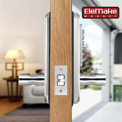 Elemake Keyless Entry Door Lock Keypad Lock Mechanical Right Handed