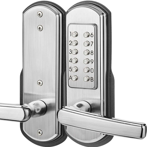 Elemake Keyless Entry Door Lock Keypad Lock Mechanical Right Handed