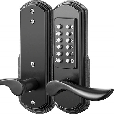 Elemake Exterior Door Locks Keyless Front Door Lock Right Handed